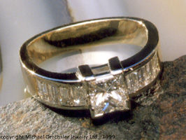 Photograph of completed ring.