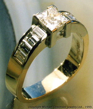 Photograph of completed ring.