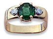 Emerald && Diamond Ring