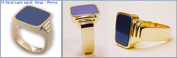 18 Karat Lapis Lazuli Ring