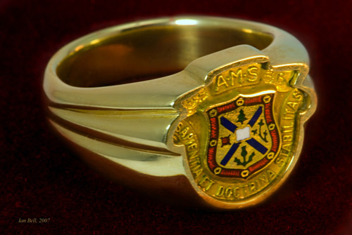Fathers Tribute Gold Signet Ring