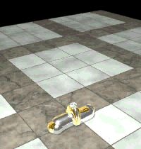 Two Solitaires - 18 Karat Gold
