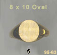 8x10 Oval Signet Ring #5