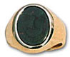 Bloodstone Family Crest Ring