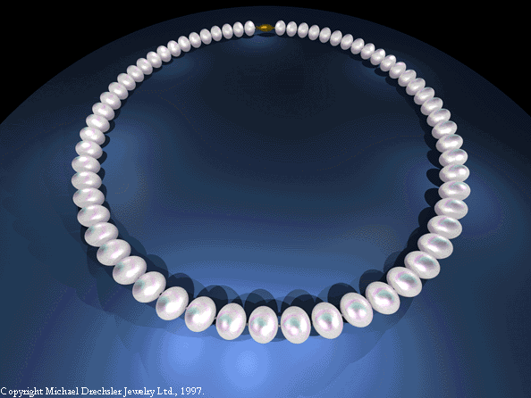 3D Cultured Pearl Necklace
