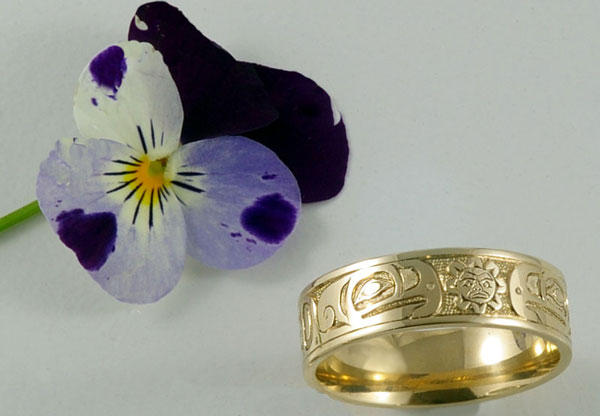 Thunderbird - Sun Spirit - Thunderbird Wedding Band