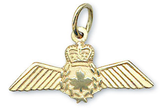 Canadian Air Force Pendent, Pin && Ring