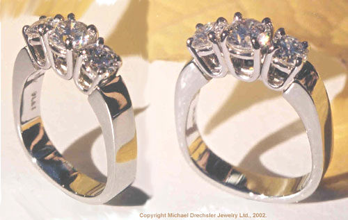 Three Stone Diamond Ring