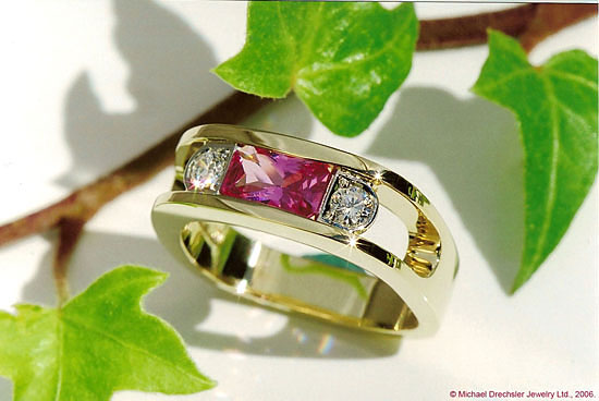 Pink Sapphire Ring