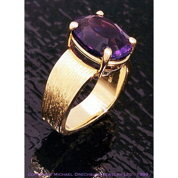 Amethyst Solitaire