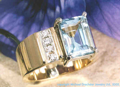 Aquamarine Ring