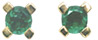 Four Claw Emerald Earrings