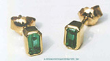 Emerald Cut Emerald Earrings