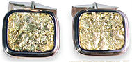 Gold Nugget Cufflinks