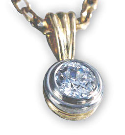 Solitaire Diamond Pendant
