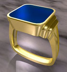 18 Karat Lapis Lazuli Ring