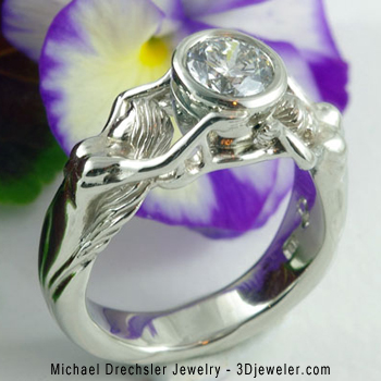 Goddess Diamond Ring