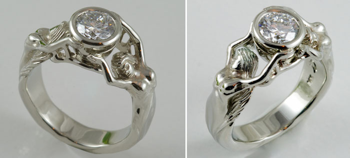 Goddess Diamond Ring