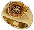 Fathers Tribute Gold Signet Ring