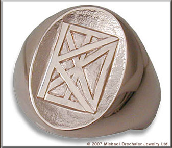 Engraved Custom Design Signet Ring
