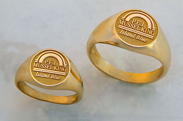 PEI Mussel King Signet Rings