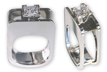 Princess Cut Solitaire