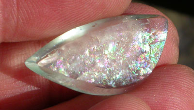 Antique Opalescent Glass from the gold Rush of 1858
