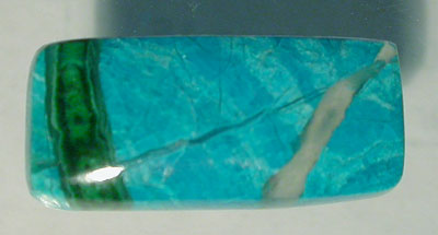 Chrysocolla and Malachite in Quartz
