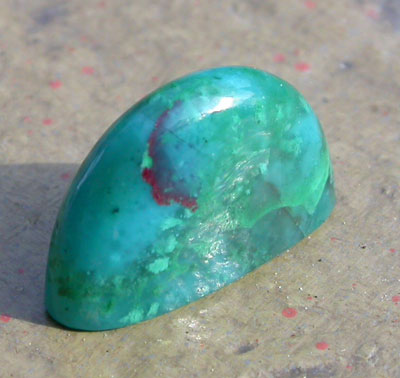 Chrysocolla and Malachite in Quartz Hi Dome