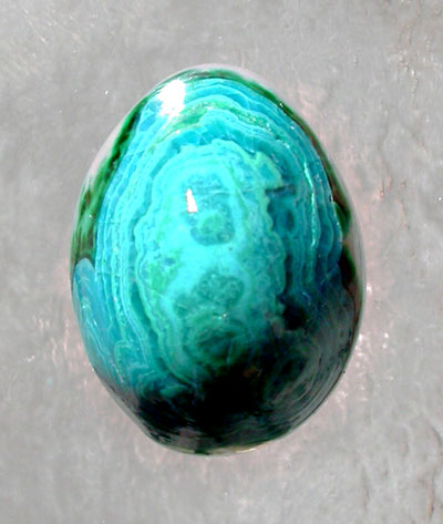 Gem Silica Chrysocolla Hi-Dome Cab