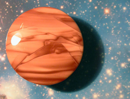 Imperial Jasper Planet Designer Cabochon
