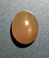 Peach Moonstone Oval