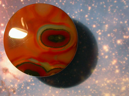 Piranha Agate Designer Cabochon