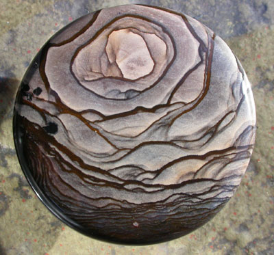 Blue Biggs Planet Cabochon