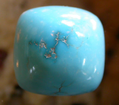 Turquoise Square Cushion