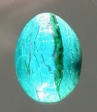 Chrysocolla/Malachite Designer Cabochon