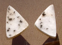 Dalmation Drusy Quartz Pair