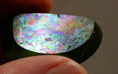 Antique Opalescent Glass Designer Cabochon