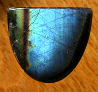 Spectrolite Arch Cut Designer Cabochon