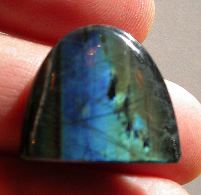 Spectrolite Arch Cut Designer Cabochon