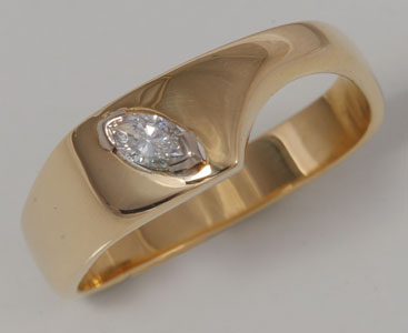 Marquise Solitaire Ring