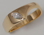Marquise Solitaire Ring